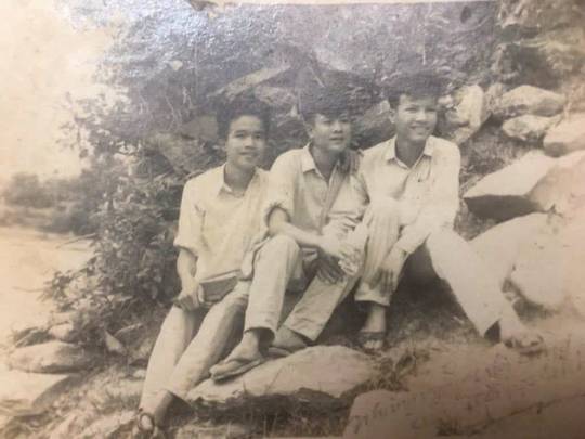 Một tấm ảnh thời trẻ trong tư liệu gia đình.
